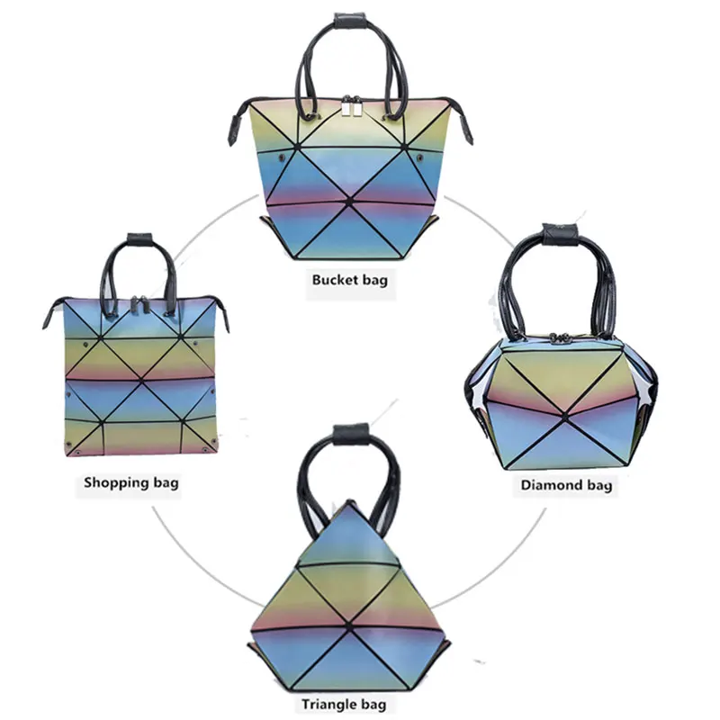 Luxury Bags Japan - กระเป๋าถือแฟชั่นผู้หญิง กระเป๋าสะพายไหล่หรูหรา ดีไซน์เนอร์ 2024 กระเป๋าโท้ทพับได้พร้อมหูหิ้วด้านบน กระเป๋าทรงเรขาคณิตขนาดใหญ่สำหรับผู้หญิง