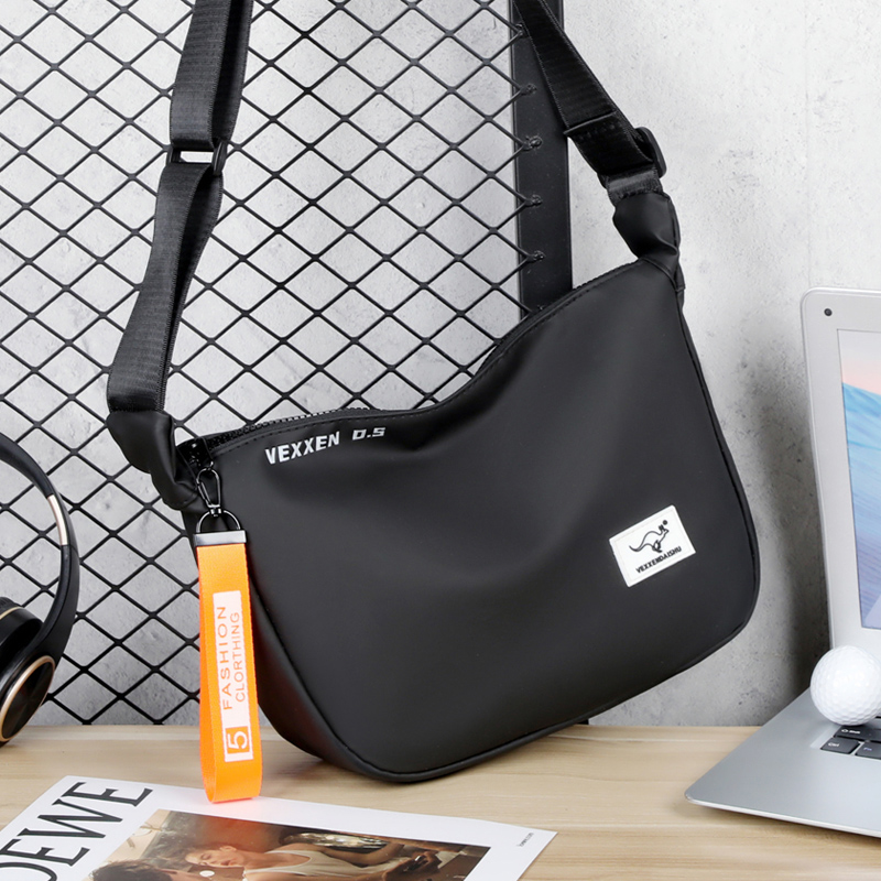 Luxury Bags Shopping - กระเป๋าสะพายผู้ชายแฟชั่นหรูหรากระเป๋าสะพายไหล่ลำลองสำหรับผู้ชายหนัง PU ผู้ชายกันน้ำกระเป๋าสะพายพาดลำตัวสำหรับผู้ชาย2024ใหม่