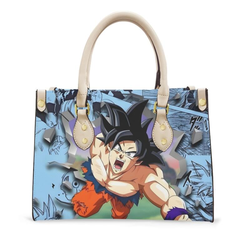 Luxury Bags Japan - กระเป๋าอนิเมะดราก้อนบอล กระเป๋าถือหนัง PU สำหรับผู้หญิง กระเป๋าสะพายข้างซุนโกคู กระเป๋าถือหรูหรา