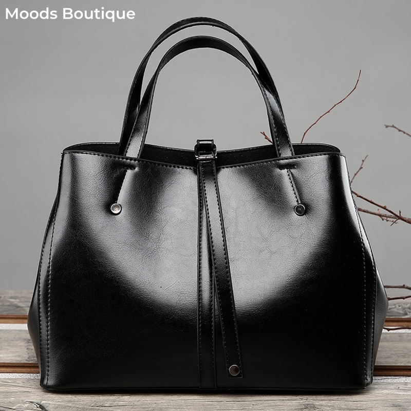 Xl Luxury Bags - Moods แฟชั่นกระเป๋ามีที่จับชั้นนำสำหรับผู้หญิงกระเป๋าคาดลำตัวสะพายไหล่ความจุขนาดใหญ่สีบริสุทธิ์2024