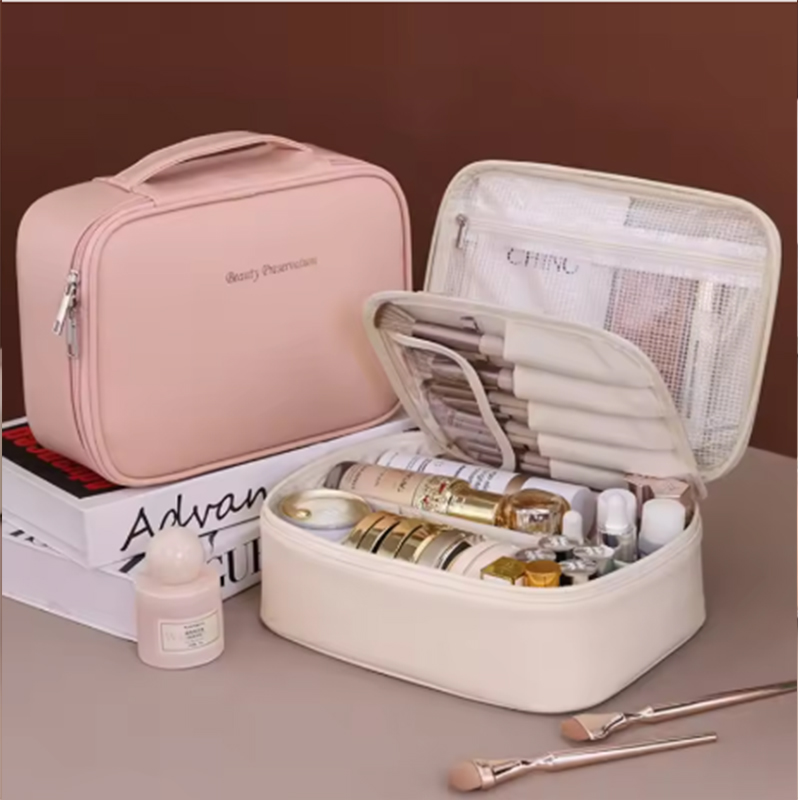 Luxury Bags For You - กระเป๋าเครื่องสำอางผู้หญิงแบบใหม่ กระเป๋าเก็บของพกพา ความจุขนาดใหญ่ กระเป๋าแต่งหน้าหรูหรา อุปกรณ์จัดระเบียบสำหรับการเดินทาง กระเป๋าใส่ของใช้ส่วนตัว