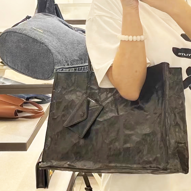 เกาหลี Casual กระดาษคราฟท์ Tot - Luxury Bags Quality บทวิจารณ์และราคา