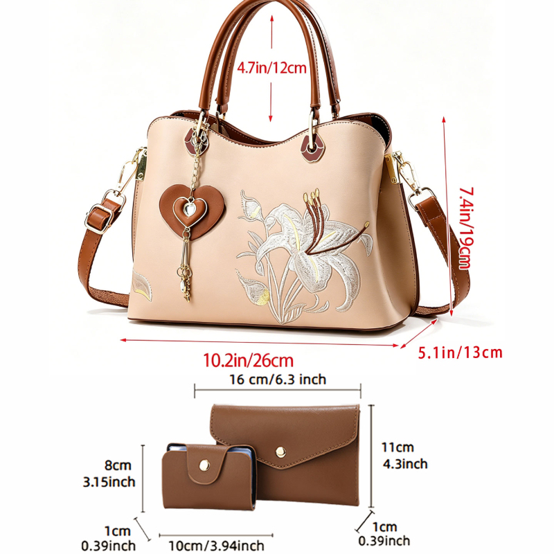 กระเป๋าถือปักลายสไตล์จีนสำหรับ - Luxury Bags For You บทวิจารณ์และราคา