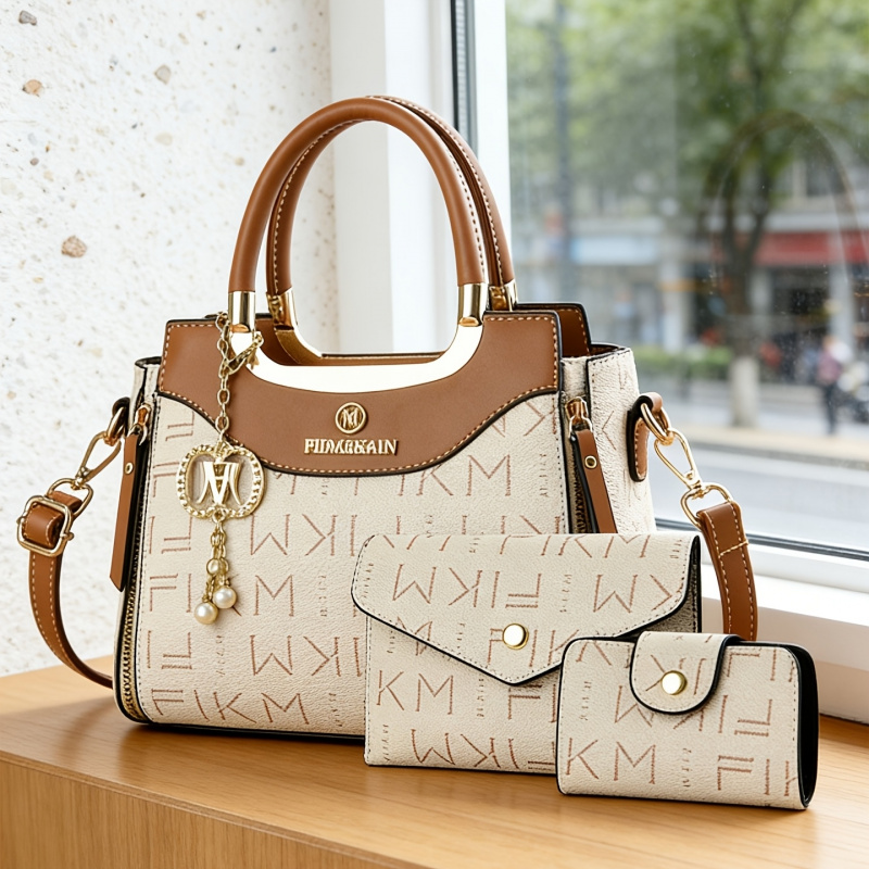 ชุดกระเป๋าพิมพ์ลายตัวอักษร 3 ช - Luxury Bags For You บทวิจารณ์และราคา