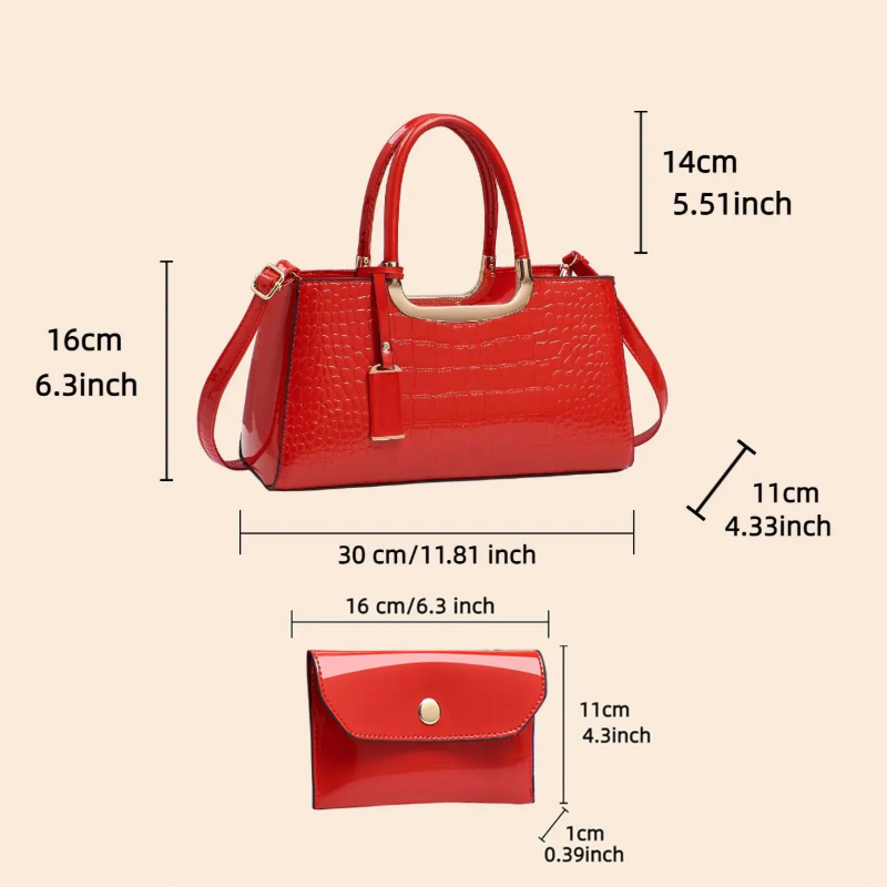 ชุดกระเป๋าถือสตรี วัสดุ PU หรู - Luxury Bags For You บทวิจารณ์และราคา