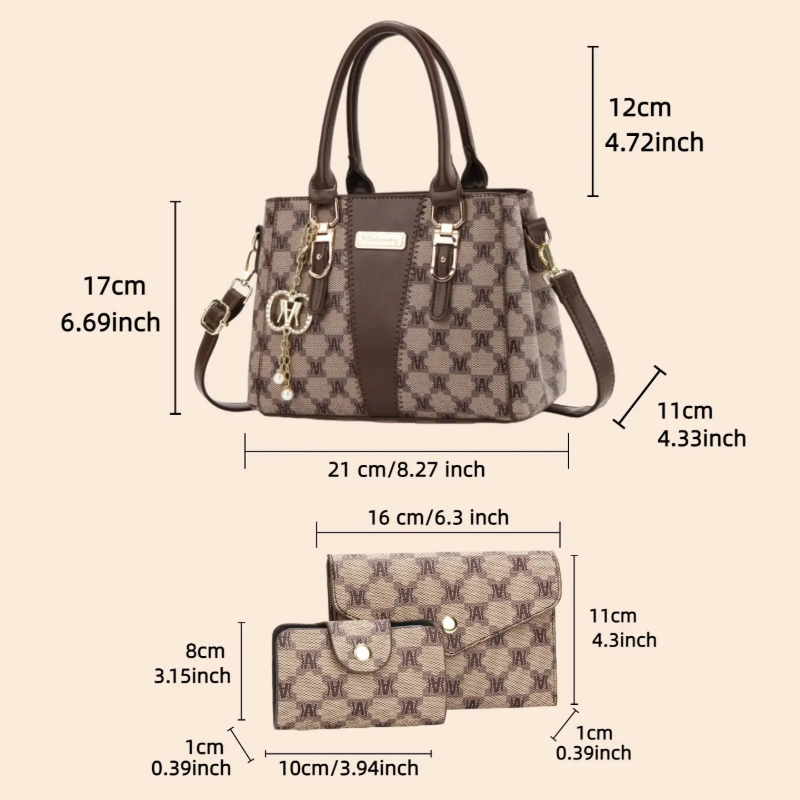 กระเป๋าถือพิมพ์ลายตัวอักษรหรูห - Luxury Bags For You บทวิจารณ์และราคา