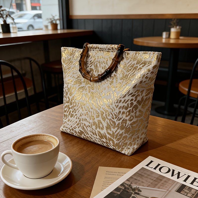 กระเป๋าโท้ทใบใหญ่ลายใบไม้เคลือ - Xl Luxury Bags บทวิจารณ์และราคา