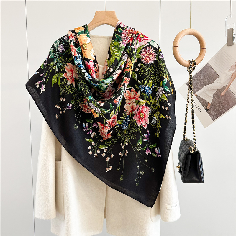 ฤดูหนาวผ้าพันคอผ้าไหม Luxury D - Luxury Bags Designer บทวิจารณ์และราคา