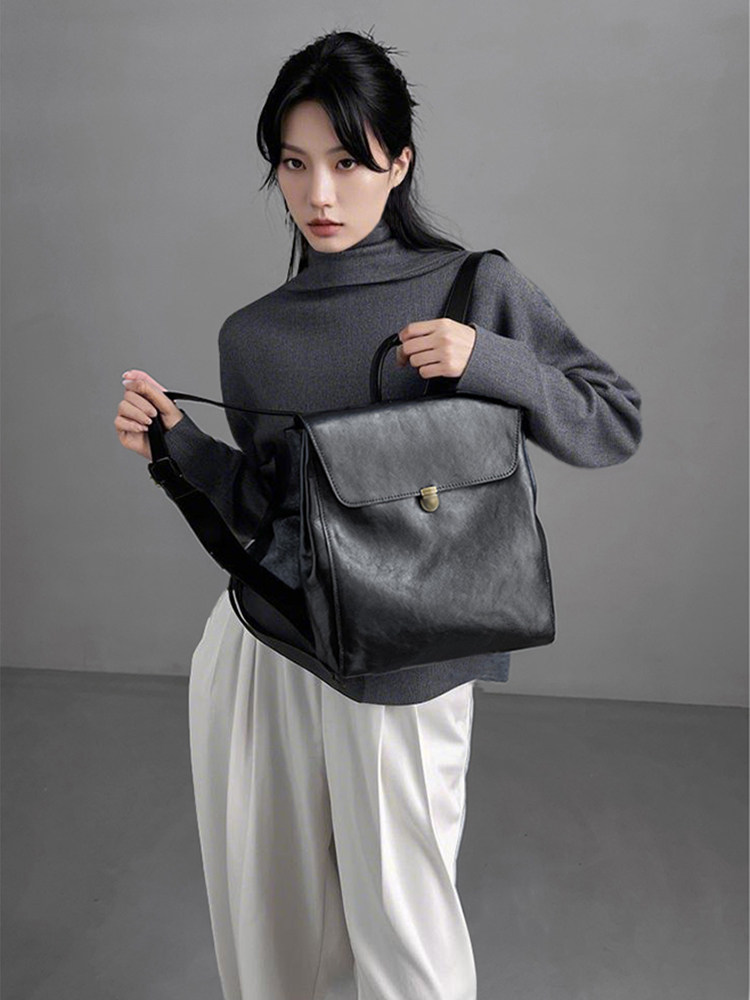 กระเป๋าเป้สะพายหลังหนังแท้แบรน - Luxury Bags Quality บทวิจารณ์และราคา