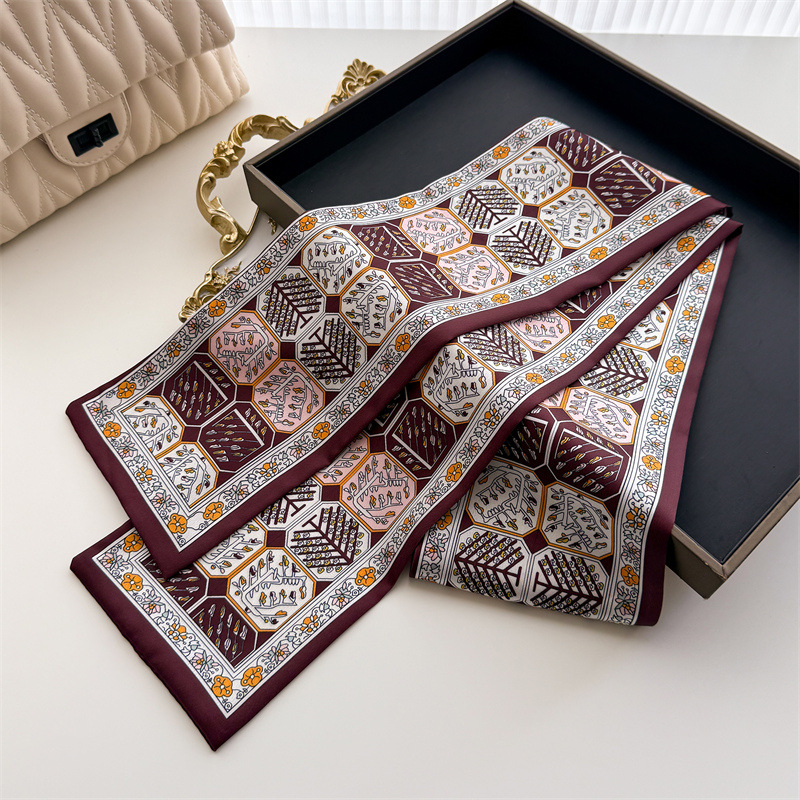 ผ้าพันคอไหมสองชั้นขนาดเล็ก 12* - Luxury Bags Designer บทวิจารณ์และราคา