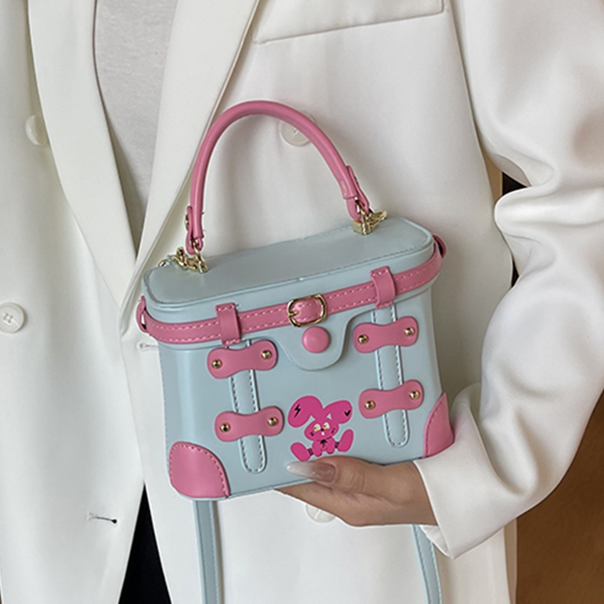 กระเป๋าถือผู้หญิงหนัง PU ลายดอ - Luxury Bags Japan บทวิจารณ์และราคา